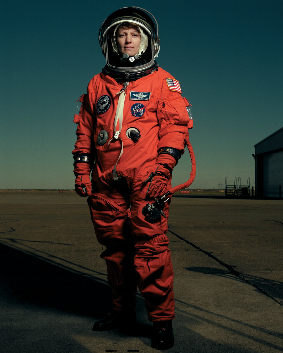 NASA astronaut Eileen Collins, first female Shuttle pilot