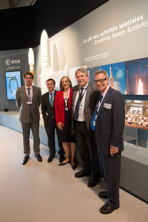 Fernando Doblas presents the ESA Pavilion