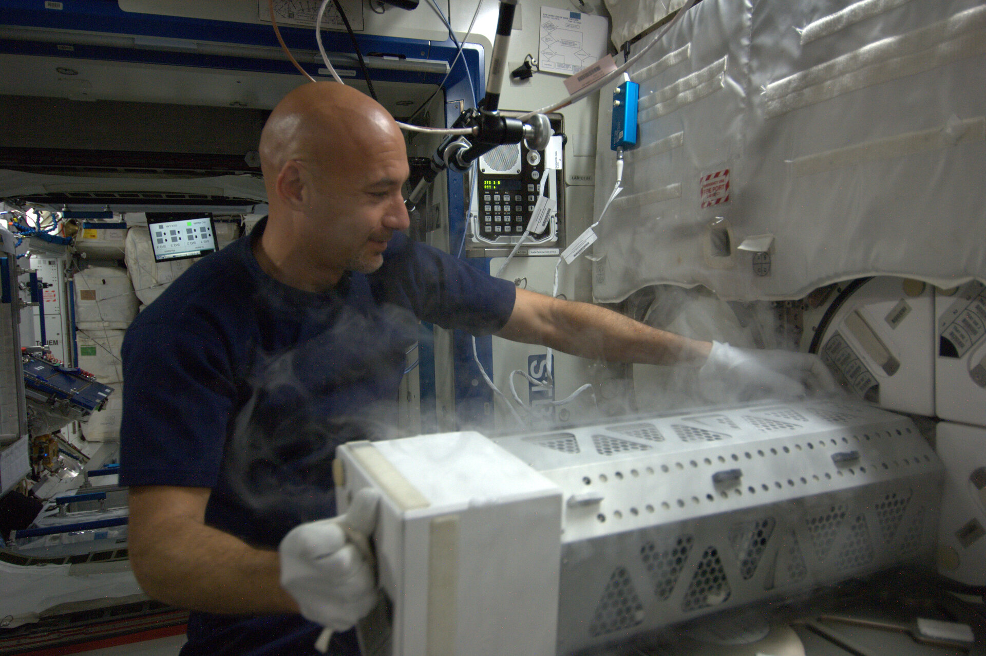 Luca Parmitano a bordo della Stazione Spaziale Internazionale
