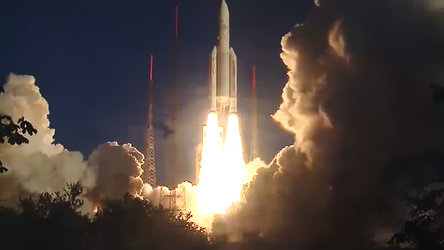 Ariane 5 flight VA215 liftoff
