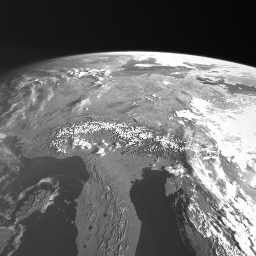 Proba-2's X-Cam view of Europe