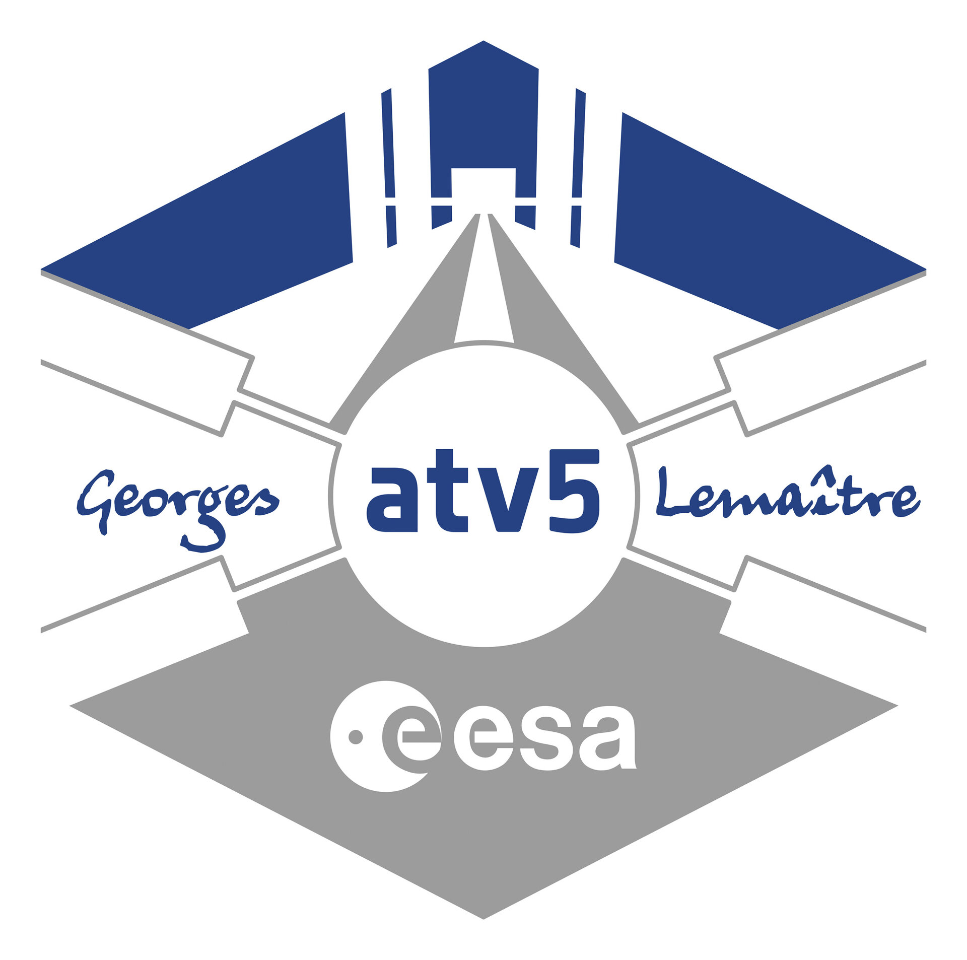 Le cinquième ATV est baptisé du nom de Georges Lemaître