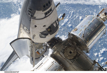 Space Shuttle with Space Station