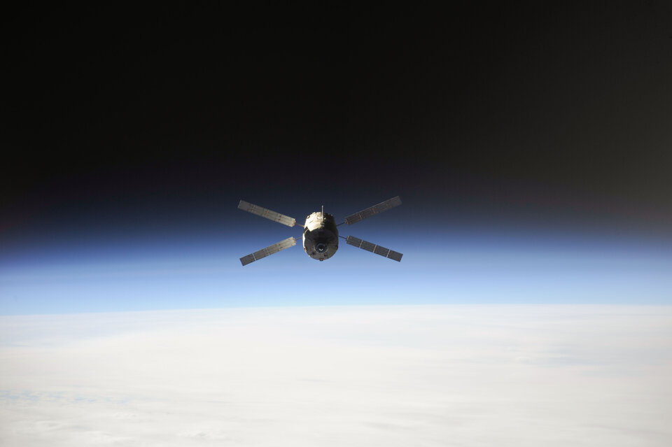 ATV 4 quitte l'ISS en 2013