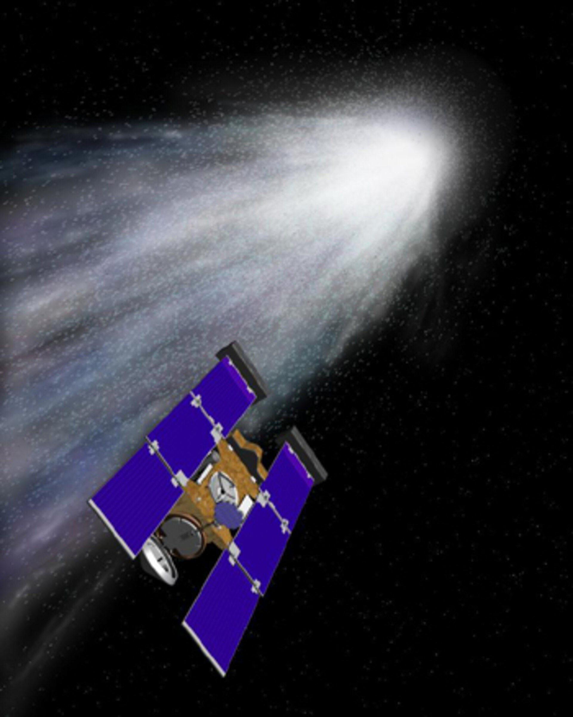 Stardust fand den Lebensbaustein Glycin beim Kometen Wild2