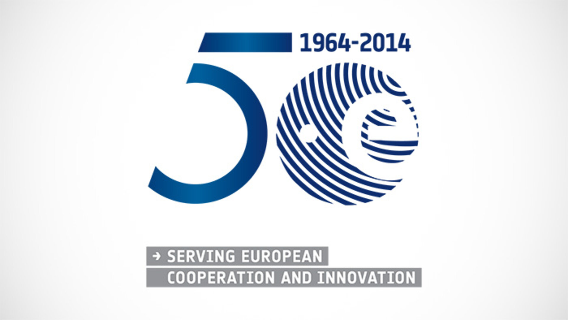 Il logo per i 50 anni dell'ESA