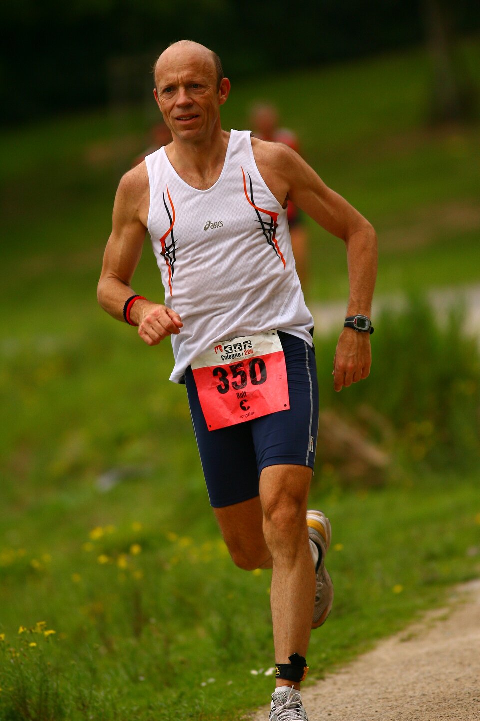 Rolf Densing beim Triathlon 