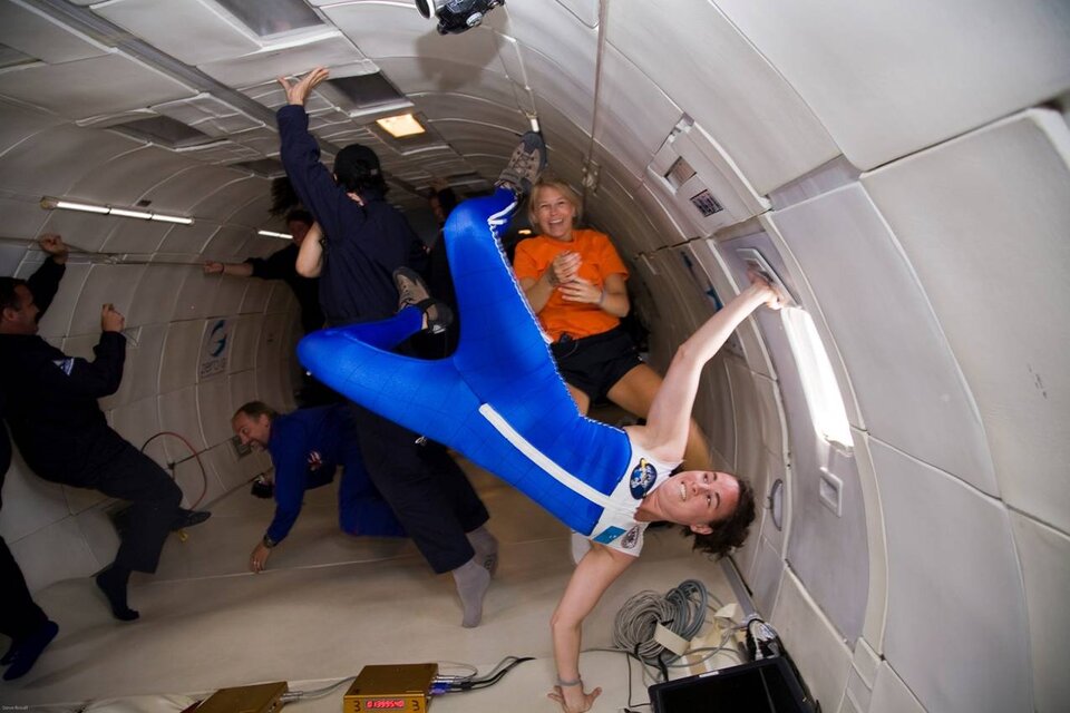 Testing the Skinsuit in weightlessness