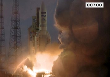 Ariane liftoff on flight VA217
