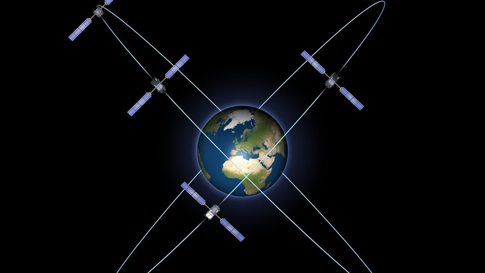 Four-satellite constellation