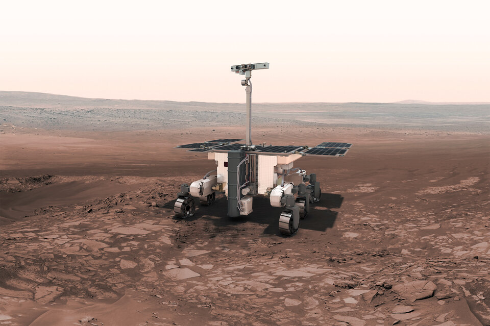 Ein wichtiger Teil der kommenden Mission ExoMars 2020 ist ein in Europa gebauter Rover 