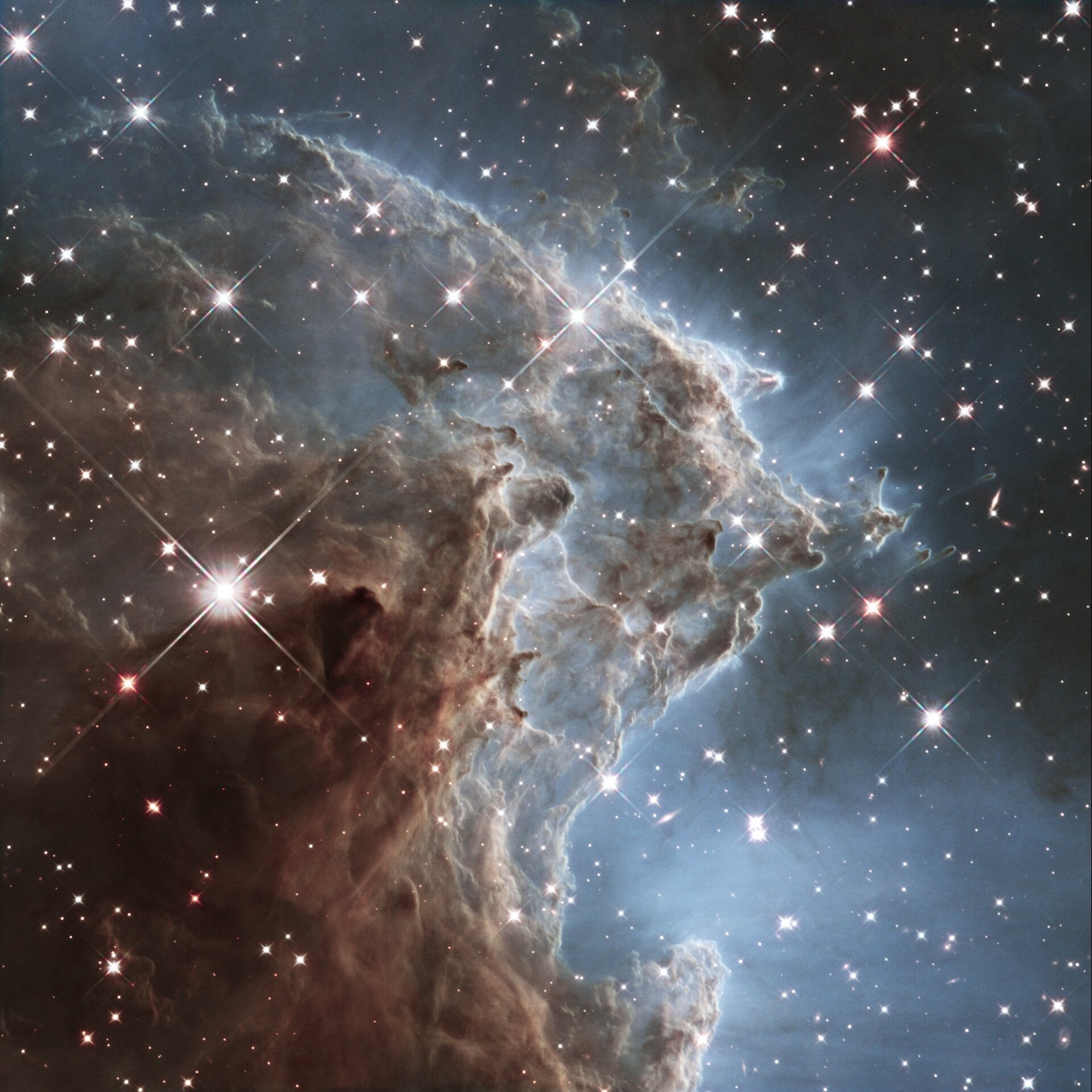 Hubble’s 24th birthday snap of Monkey Head Nebula