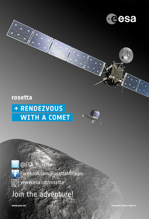 Join the adventure Rosetta mission poster
