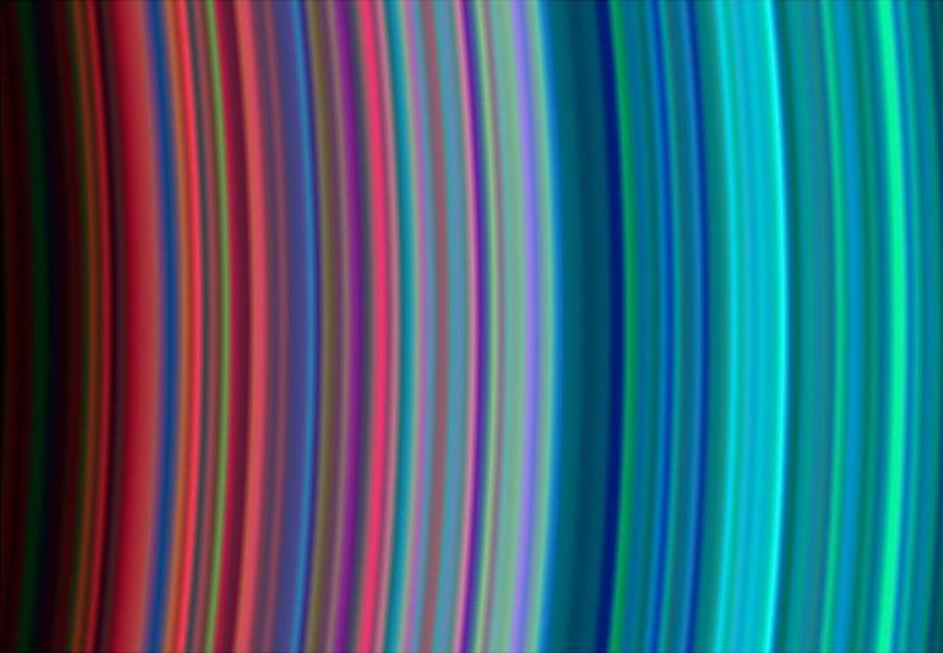 Saturn’s rainbow rings
