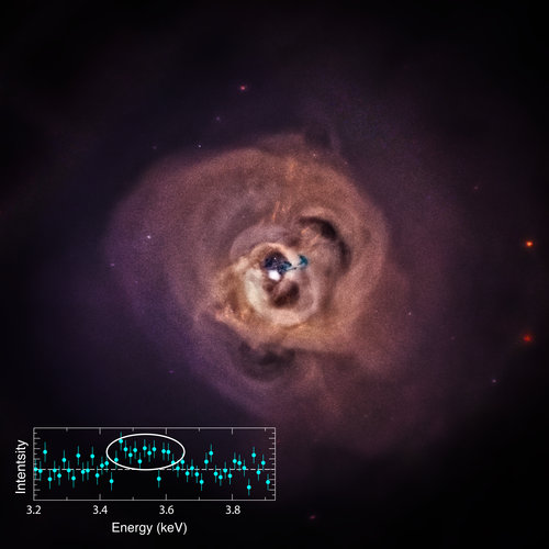 Mysterious signal in the Perseus galaxy cluster
