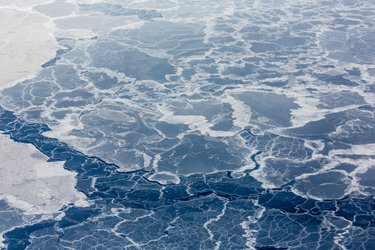 Thin sea ice
