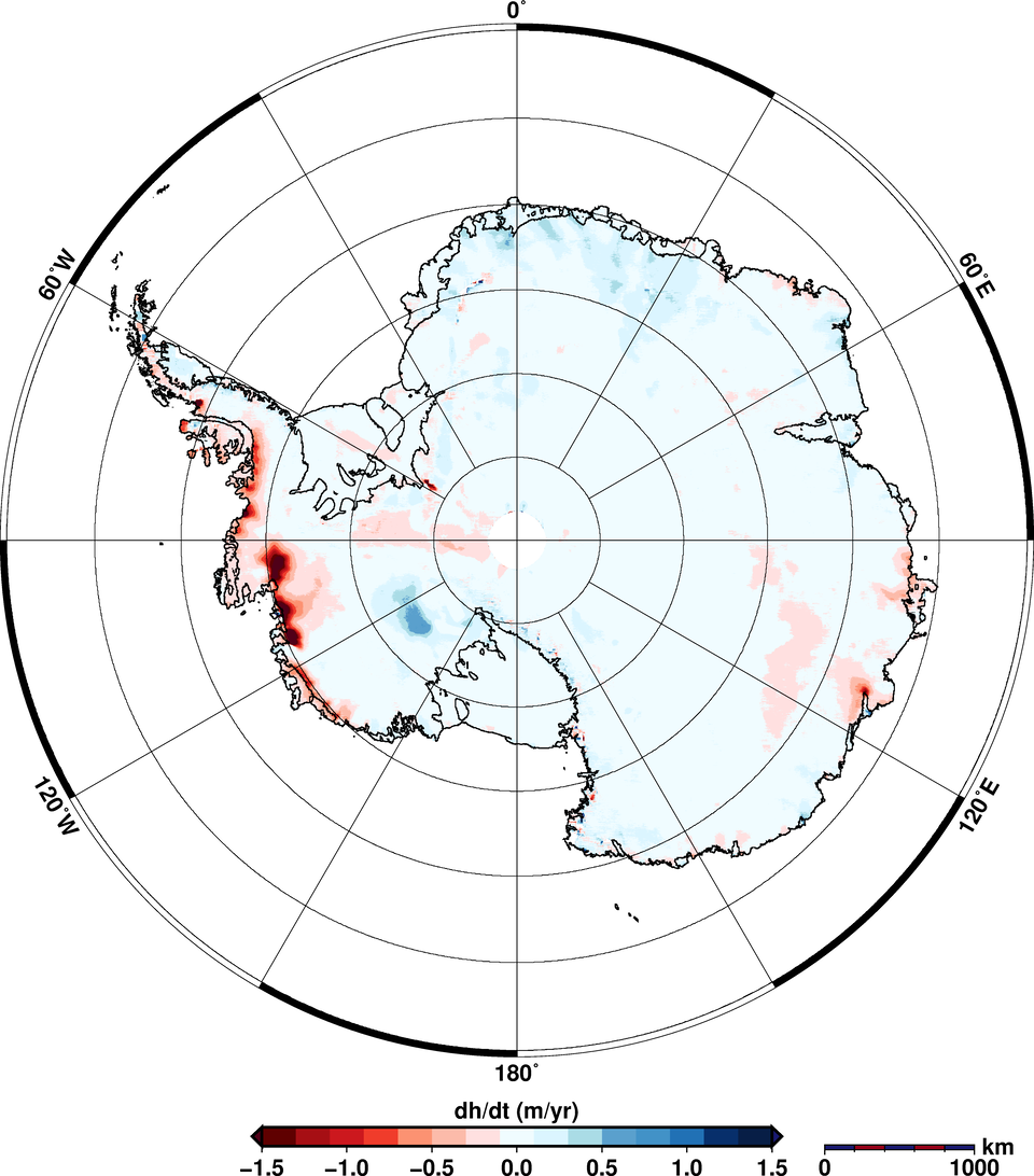 Antarctic ice-sheet change