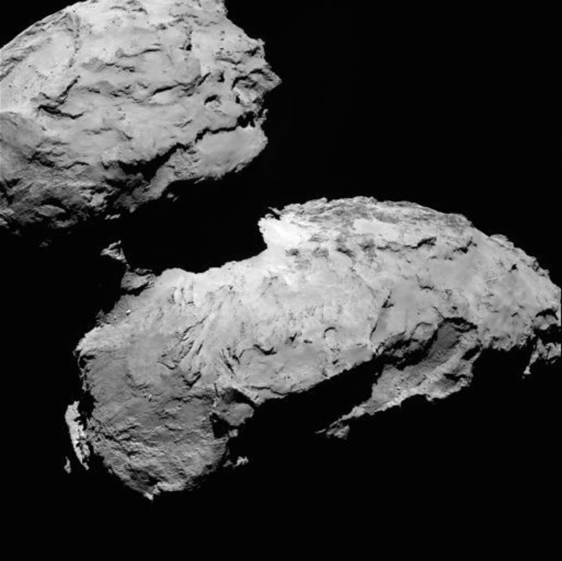 Rosetta's OSIRIS picture of Comet 67P from about 100km