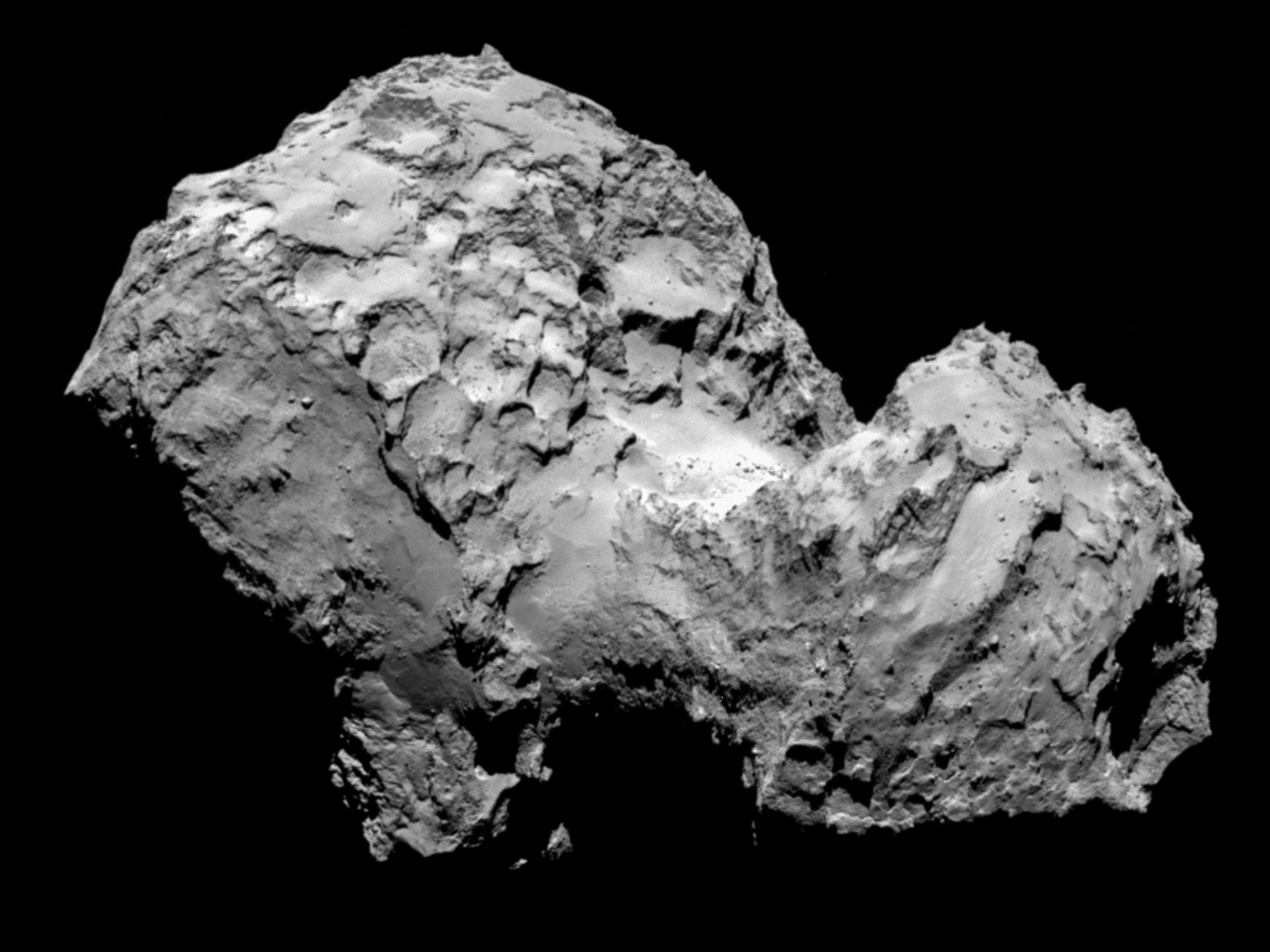 Vue de la comète, le 3 août 2014