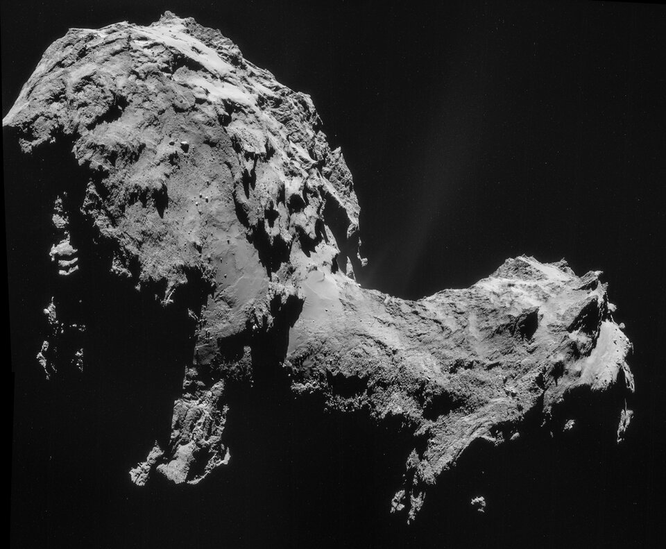 La comète le 19 septembre 2014 – NavCam