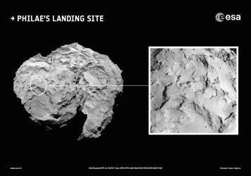 Philae’s primary landing site in context