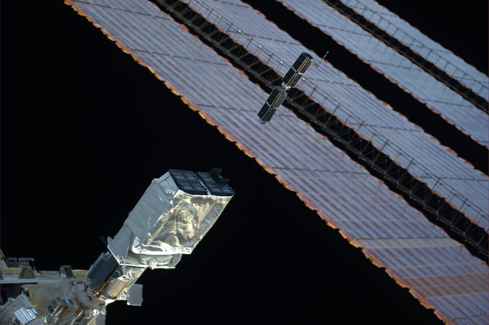 CubeSats launched from ISS