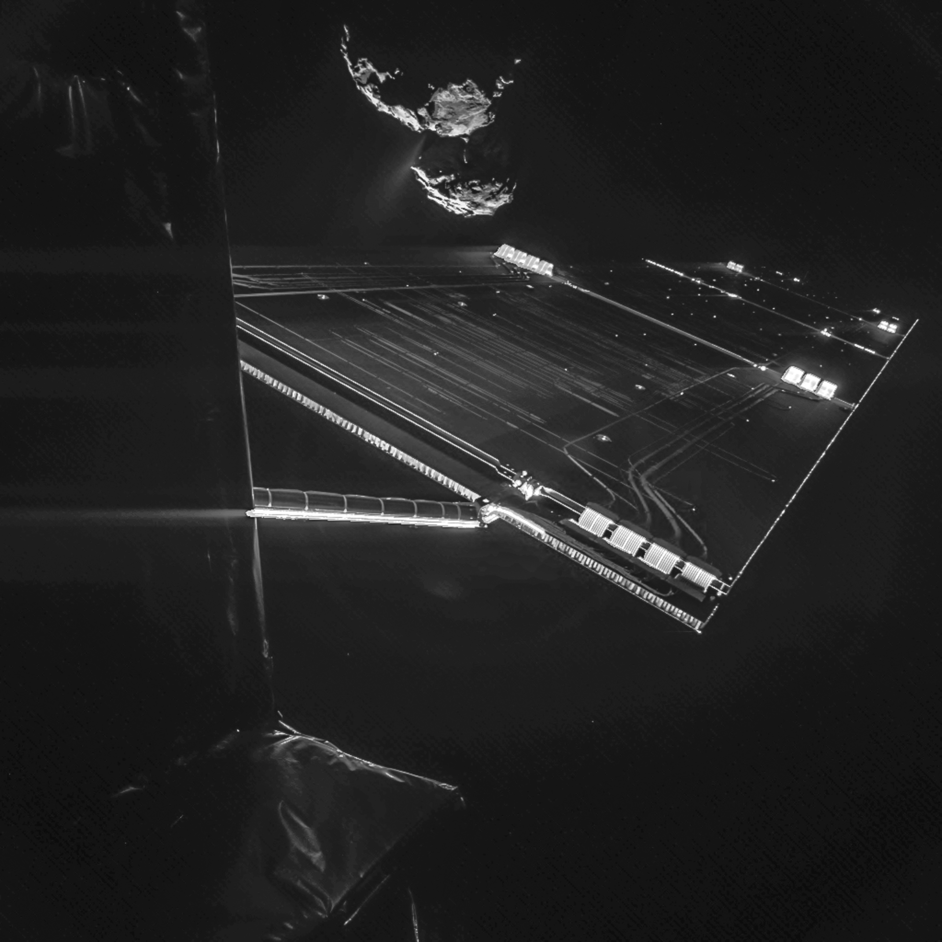 Un selfie à 16km de la comète