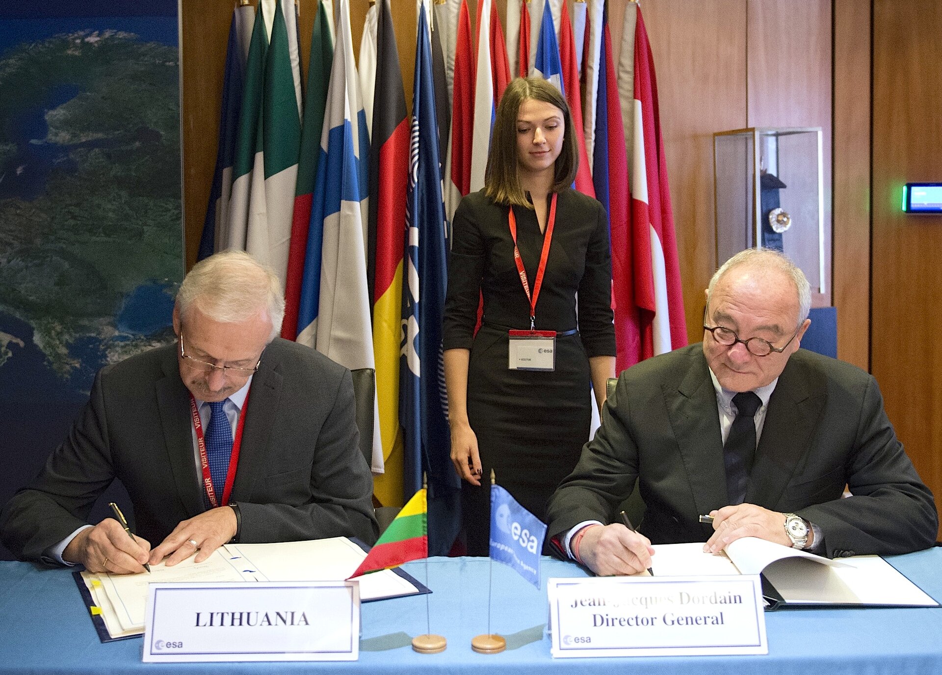 Signing of Lithuania ECS agreement