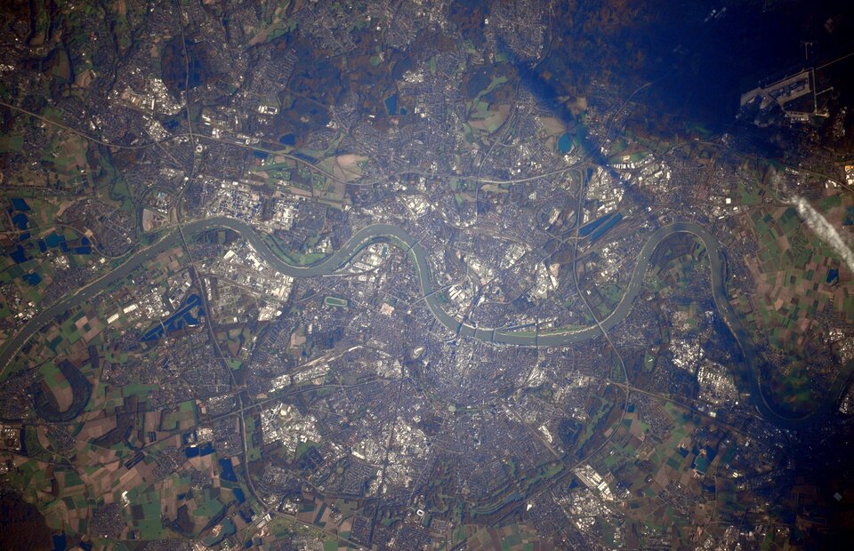 Cologne seen from Space Station