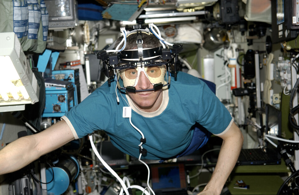 Eye tracking in space
