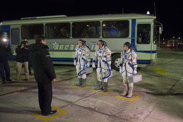 Oleg Ostapenko and Expedition 42/43 crew members