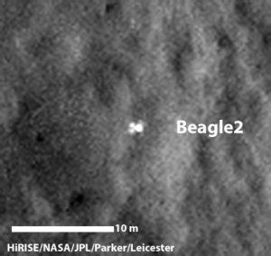 Close-up of Beagle-2 on Mars 