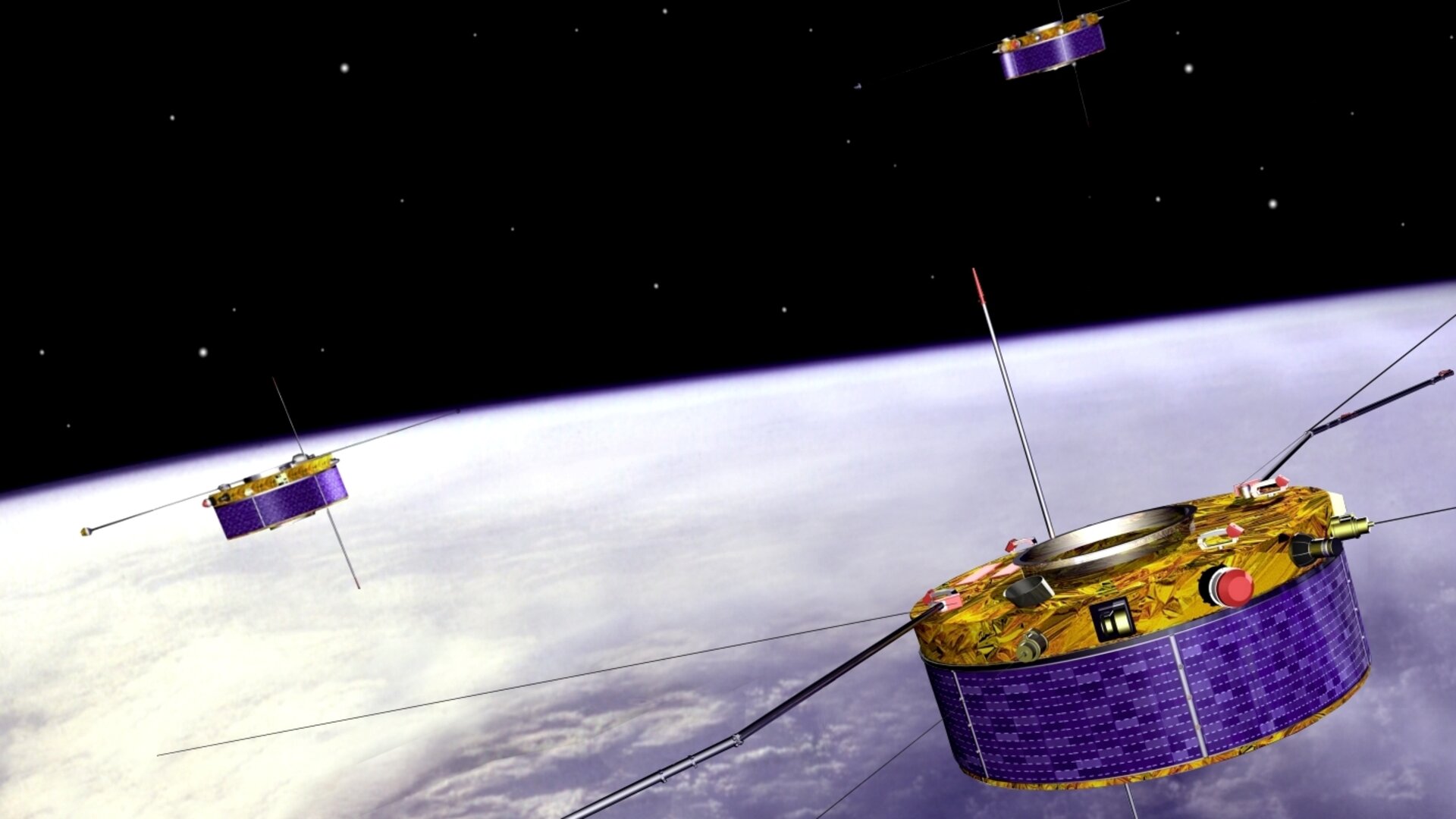 4-satellite Cluster mission