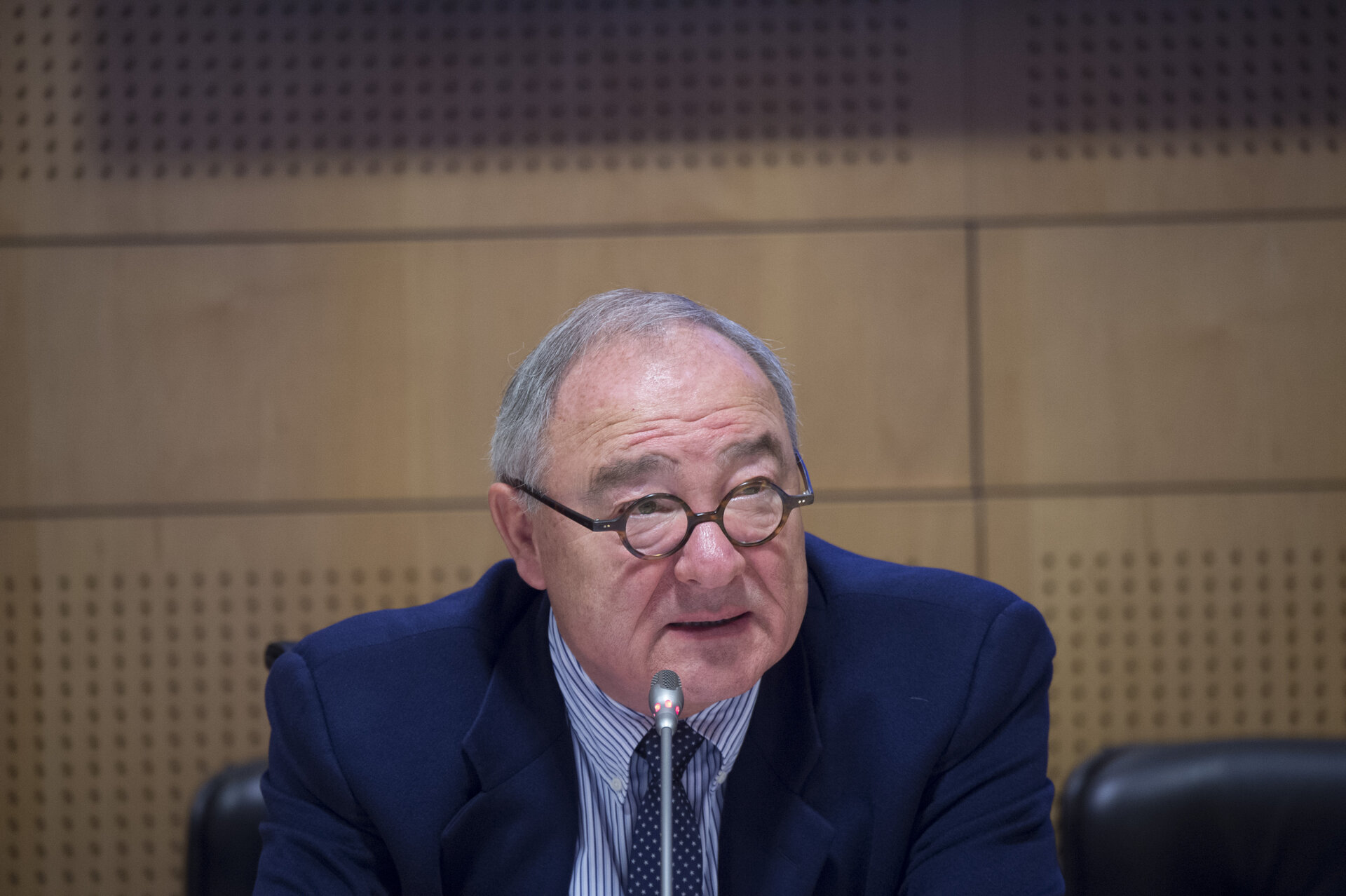 Jean-Jacques Dordain during the annual press briefing on 16 January 2015