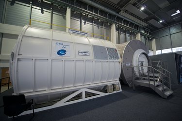 Columbus laboratory mock-up in the EAC training hall