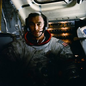 Moon dust on astronaut after moonwalk