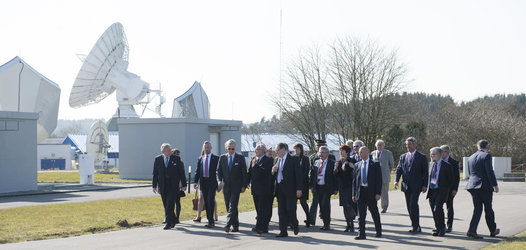 King Philippe of Belgium visited the ESA centre in Redu