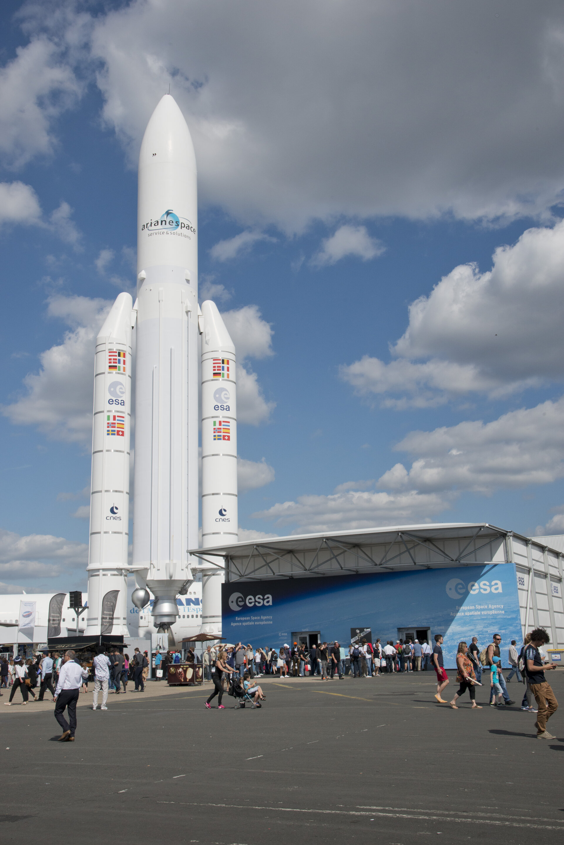 ESA Pavilion, at the 2015 Paris Air and Space Show