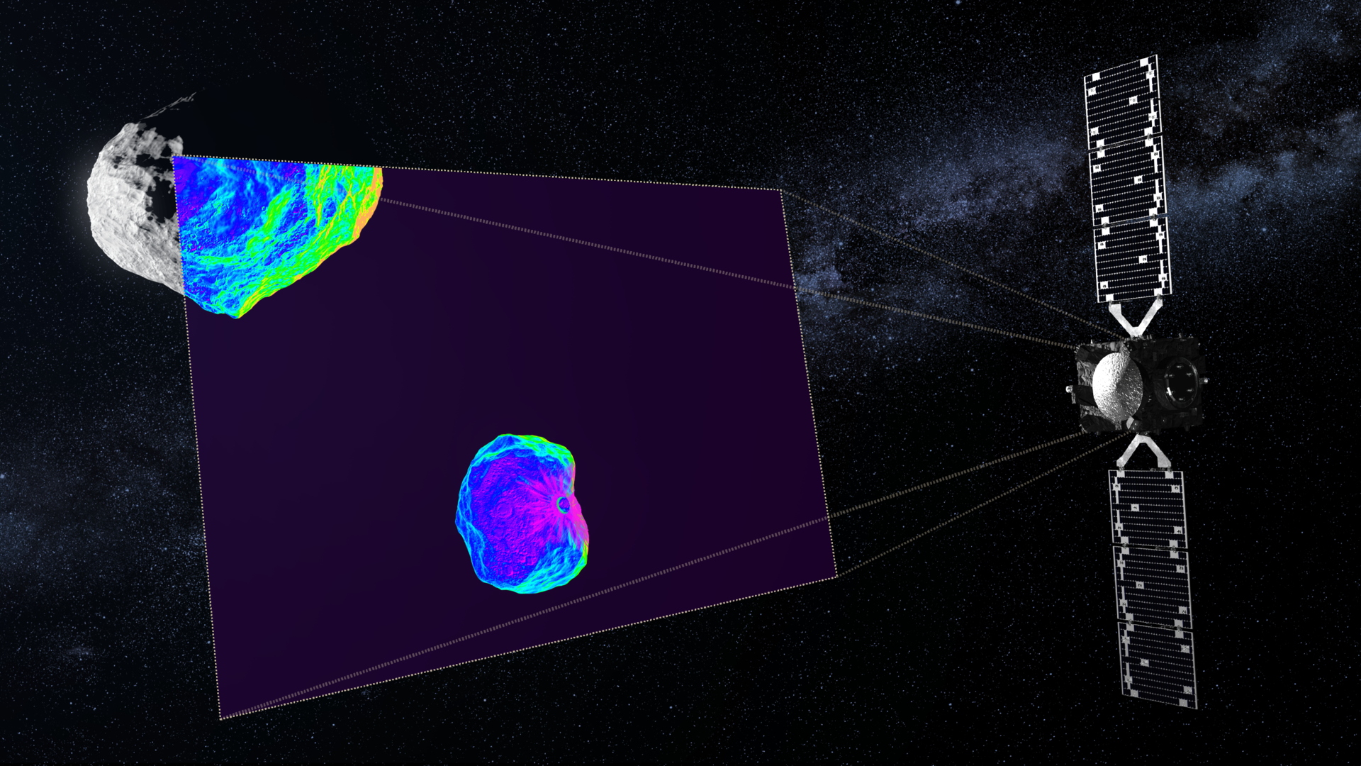 Infrared imaging of asteroids