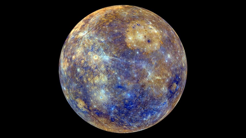 An iridescent Mercury