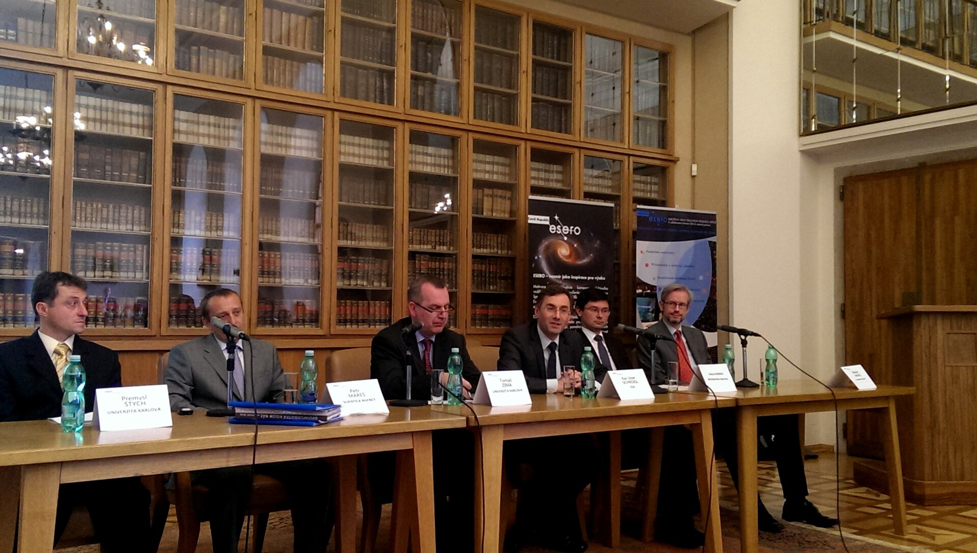 The launch event took place in Charles University, Prague
