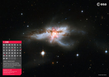 Hubble's tangled galaxy