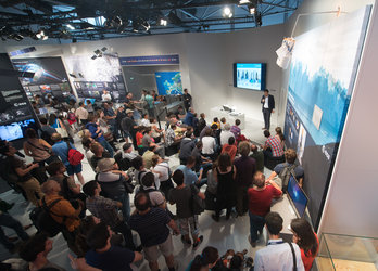 Vega programme presented at the ESA Pavilion