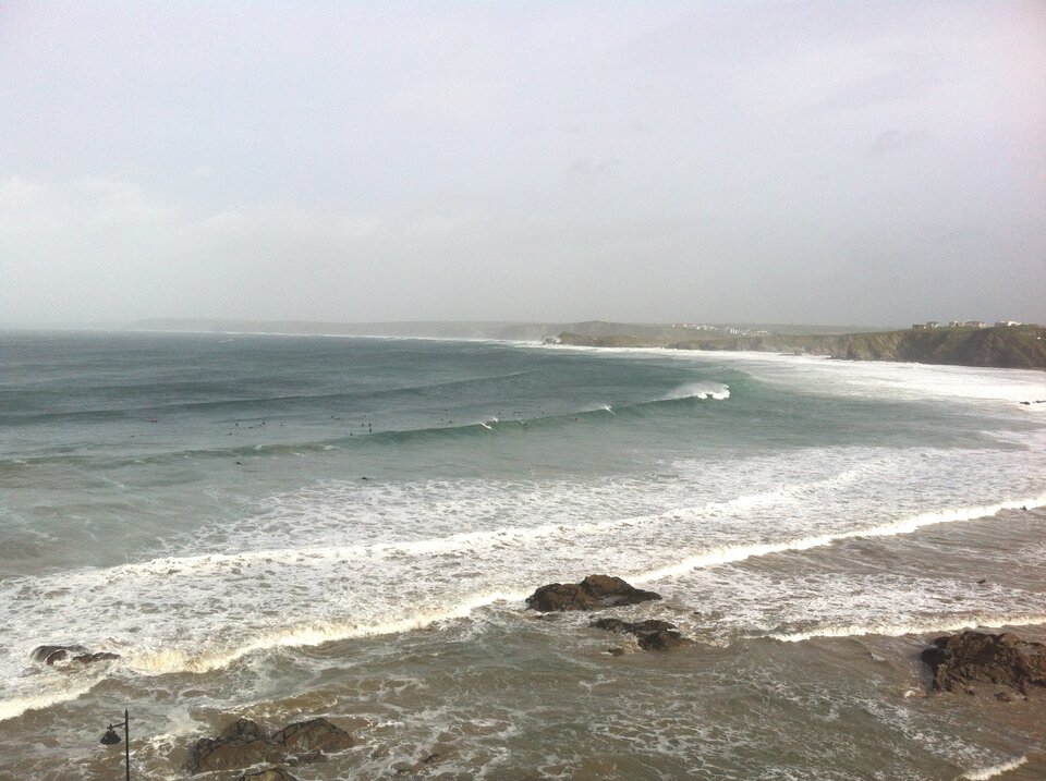 Surfers in Cornwall