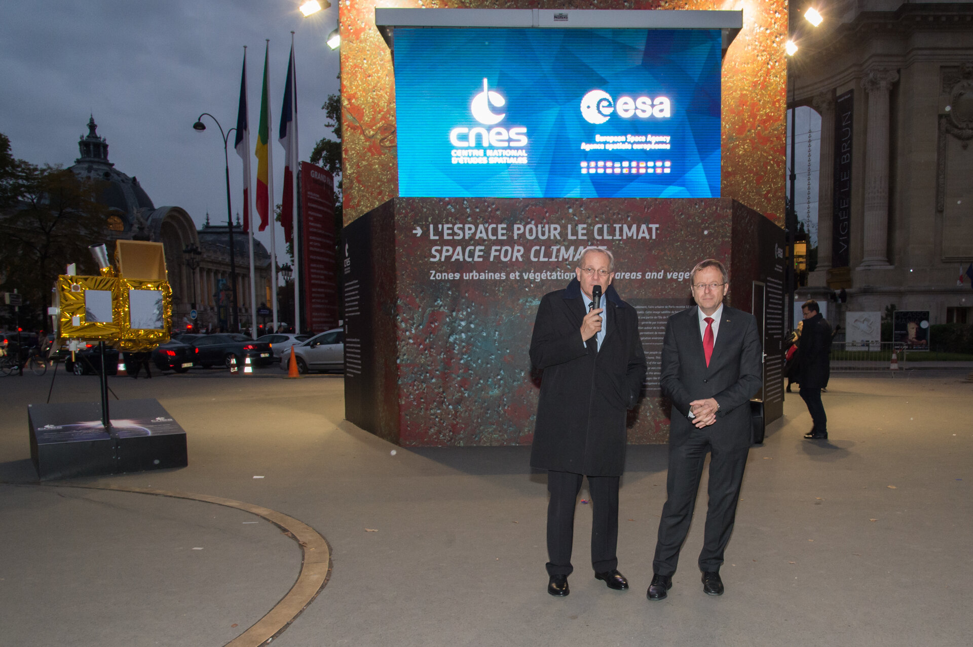 Inauguration of the "Space for Climate" Exhibition