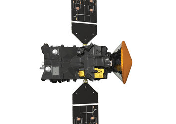 Trace Gas Orbiter instrument view (with Schiaparelli)