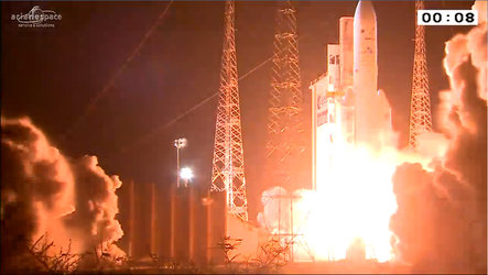 Ariane 5 liftoff on VA228
