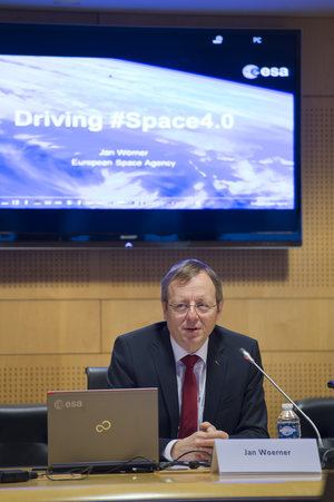 Jan Wörner during the annual press briefing on 15 January 2016