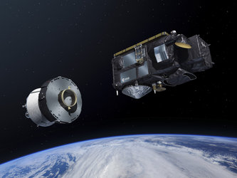 Sentinel-3 is ejected from the Breeze upper stage