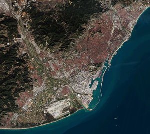 Barcelona from Sentinel-2A